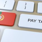 Portugalia Kraj Płać podatek Ilustracja 3D Flaga narodowa