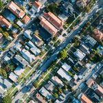 aerial photography of house and road