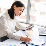 Praca działu księgowego