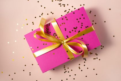 wrapped gift box